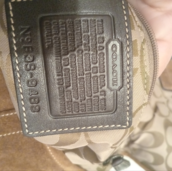Coach Brown Suede Shoulder Bag - Picture 10 of 16